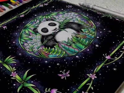 Como fazer fundo GALÁXIA - Panda | Selva Mágica | Magical Jungle