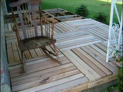 Deck De Pallets #decorarMoveisCaseiros #Tutoriais #PassoAPasso