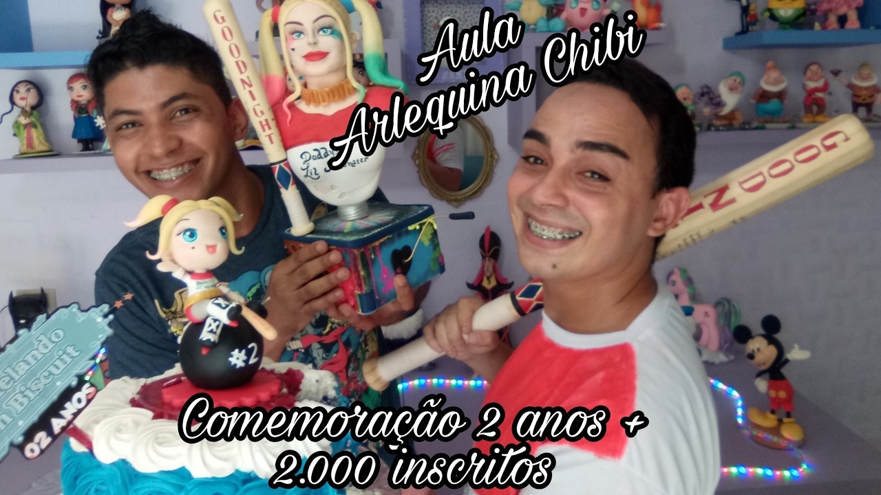 DIY - Arlequina Chibi + Comemoração 2 anos