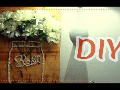 DIY- CUADRO com barbante e prego. ????????????????????????