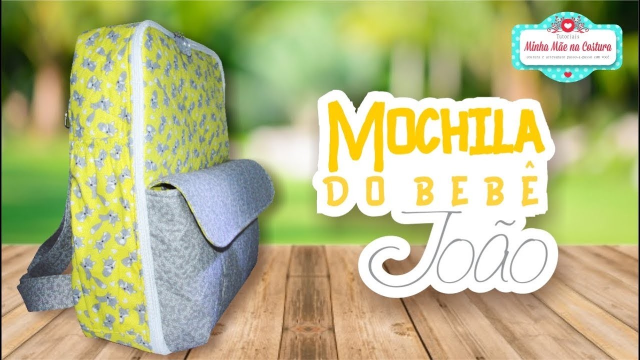 DIY Mochila bebê João