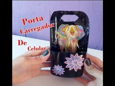DIY: PORTA CARREGADOR DE CELULAR! - Bianca Zara