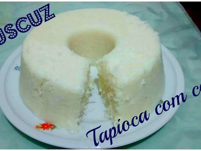 Espaço Gourmet: Cuscuz gelado de tapioca com coco