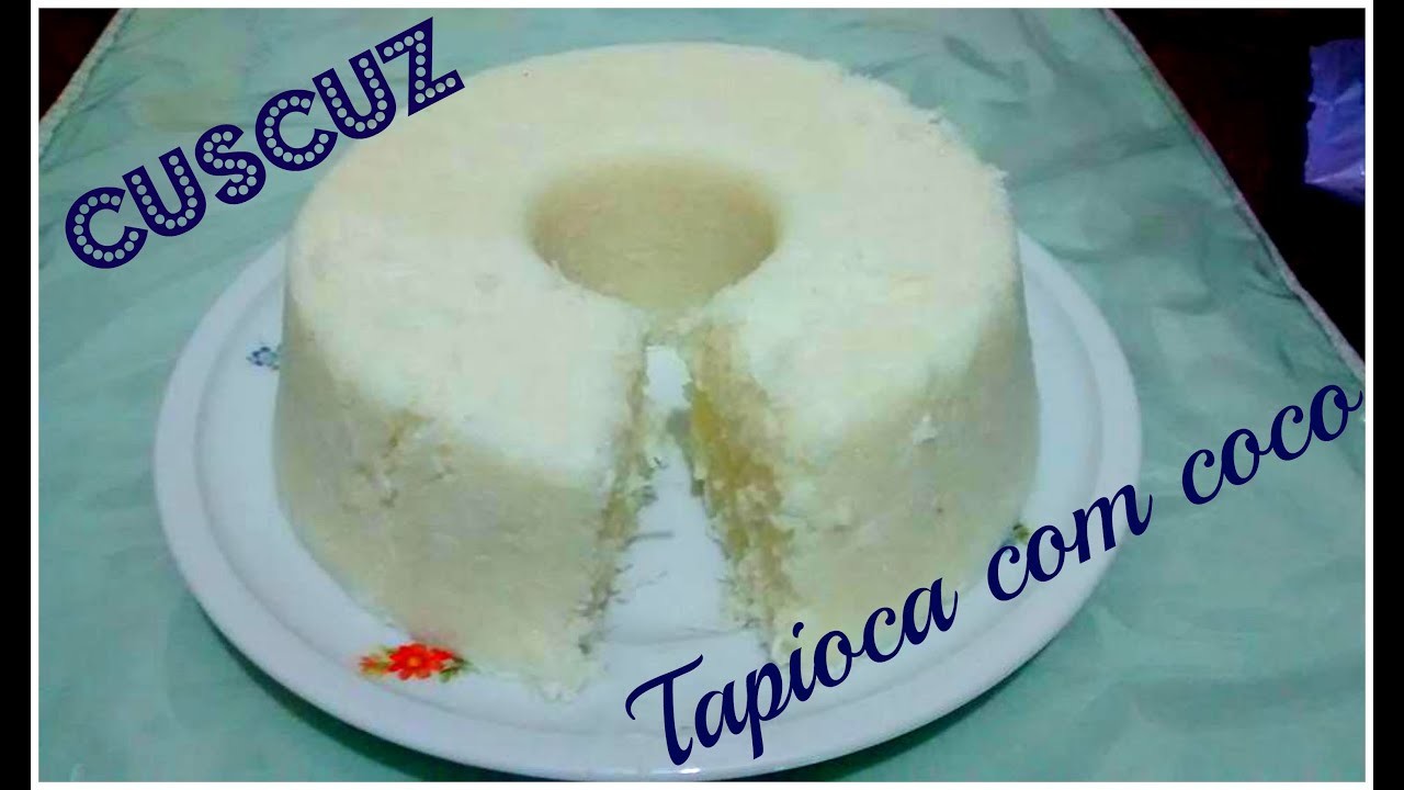 Espaço Gourmet: Cuscuz gelado de tapioca com coco