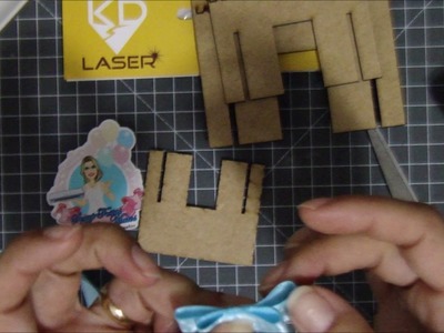 Gabarito para laços chanel da  KD laser com artesã Catia Matos