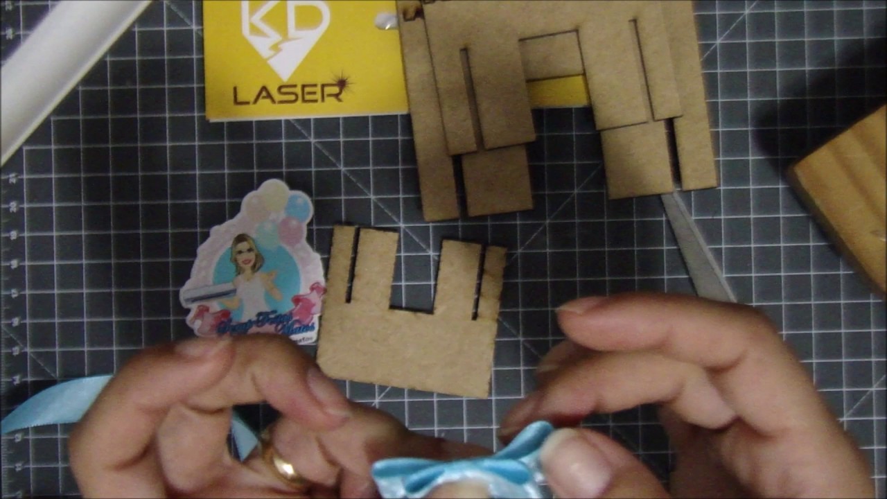 Gabarito para laços chanel da  KD laser com artesã Catia Matos