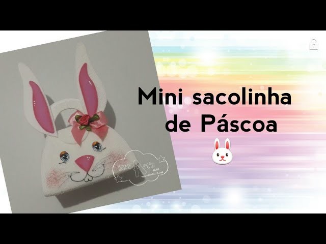 Mini sacolinha de Páscoa (Desafio você)