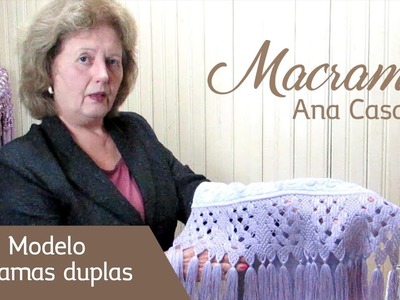 Modelo Escamas duplas - Macramê Ana Casara