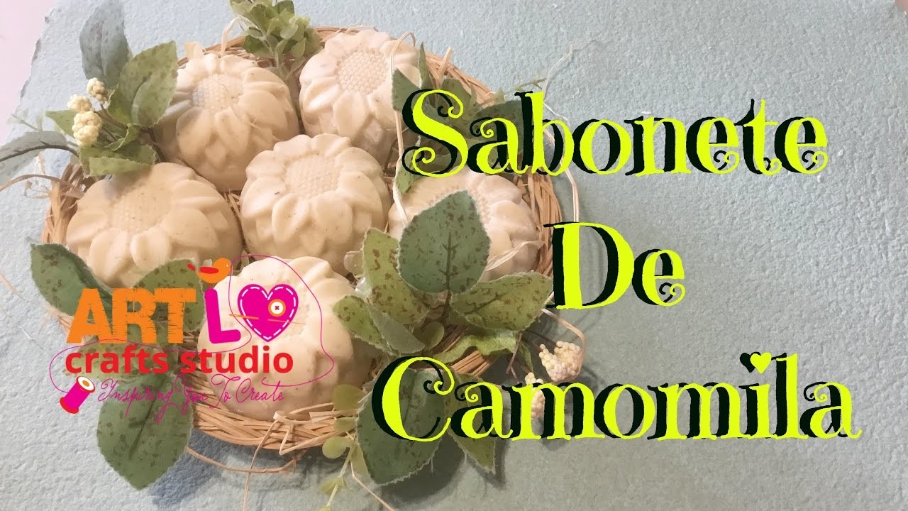 ???? Receita  De Sabonete Caseiro De Camomila - Homemade Chamomile Soap Recipe E92