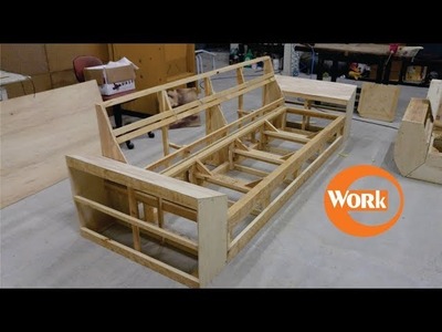 Sofá (nova estrutura).  New wooden structure (sofa part1)