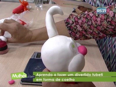 Tubeti divertido em forma de coelho por Regina Napoli - 22.03.2017 - Mulher.com  P2