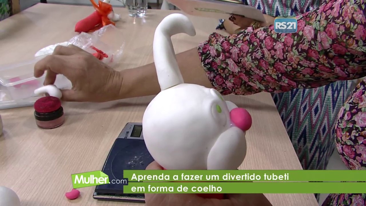 Tubeti divertido em forma de coelho por Regina Napoli - 22.03.2017 - Mulher.com  P2