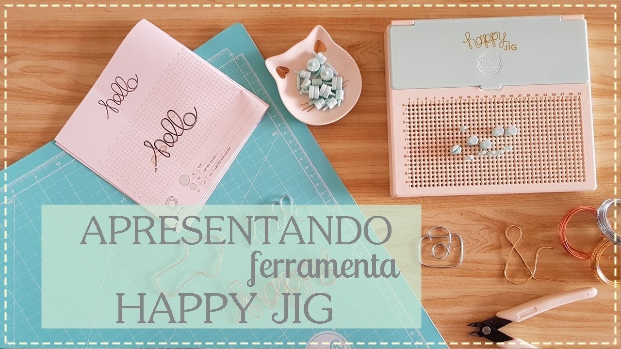 APRESENTANDO Ferramenta Happy Jig marca We R Memory Keepers - Aprenda a usar