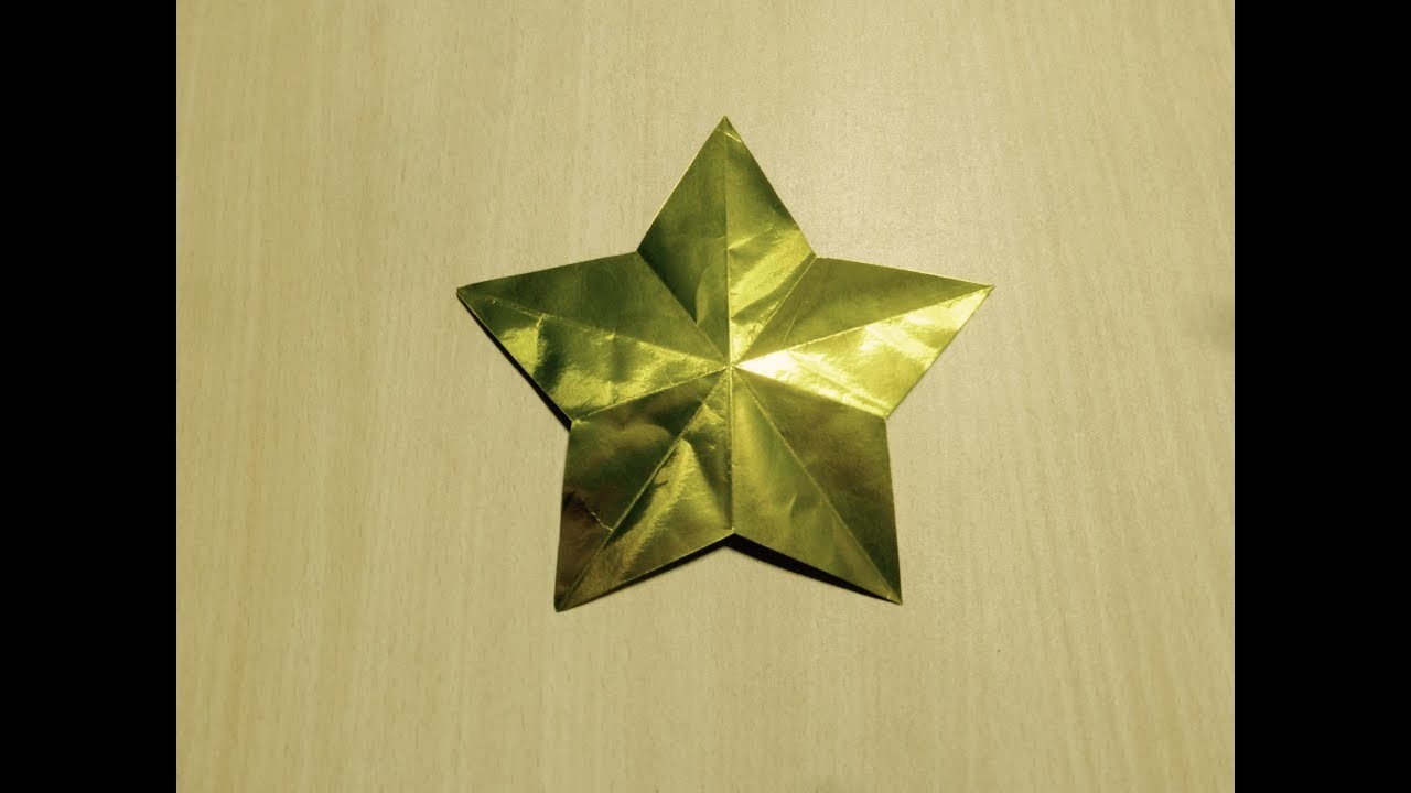 Como fazer Estrela. Origami. A arte de dobrar o papel.