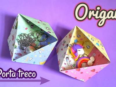 Como fazer Porta Treco - Caixa de Papel - Origami Box