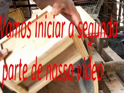Como fazer um bau de madeira parte 2 de (2)