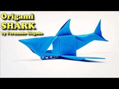 ????????Cómo hacer un tiburón de origami???? | Como fazer um tubarão de origami