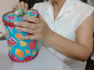 Decoração de Lata de Leite em pó - Aula Grátis