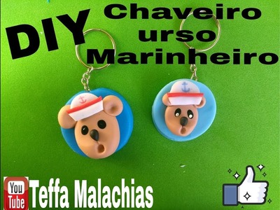 DIY: chaveiro urso Marinheiro