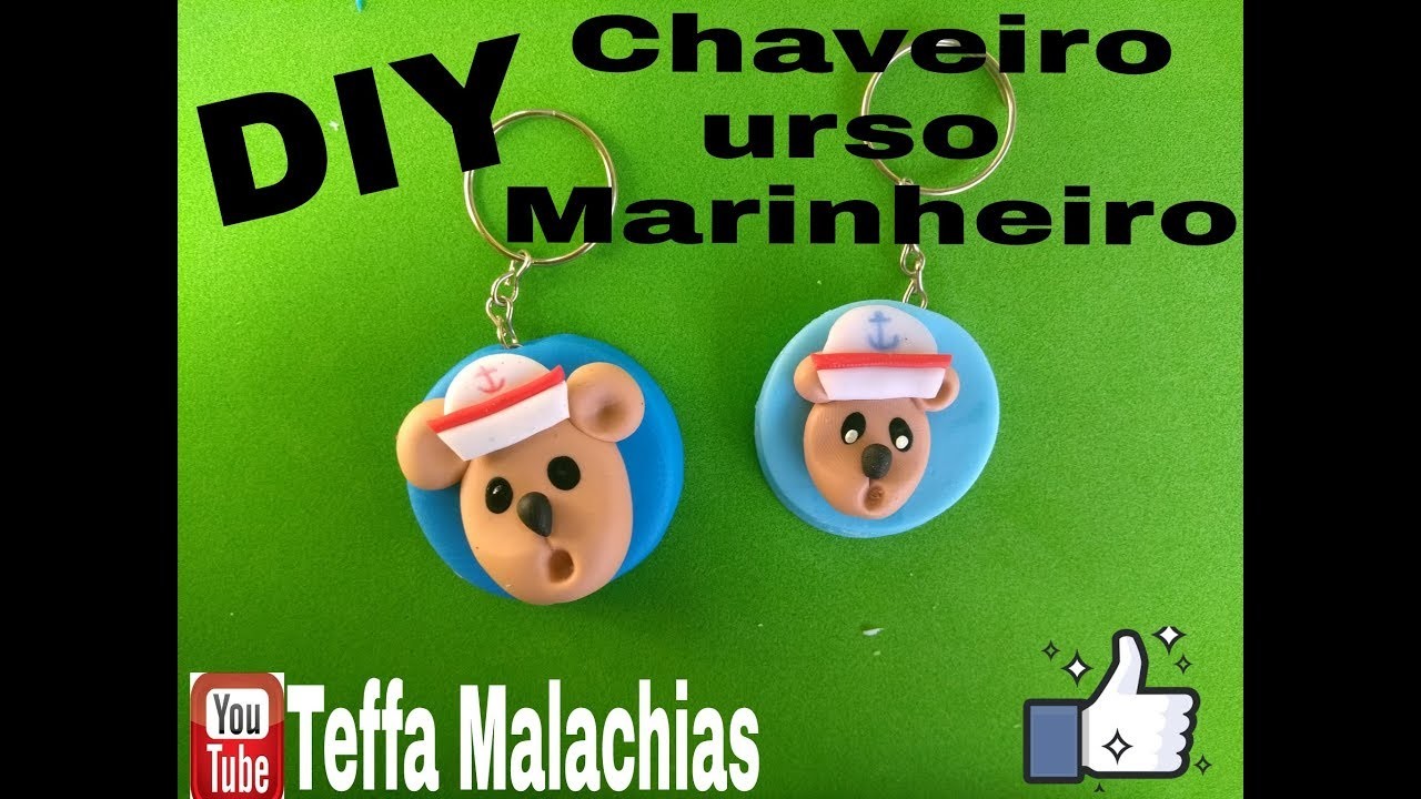 DIY: chaveiro urso Marinheiro