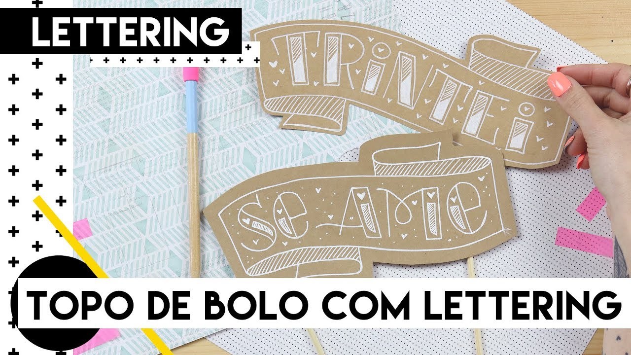 DIY com Hand Lettering | by Aline Albino