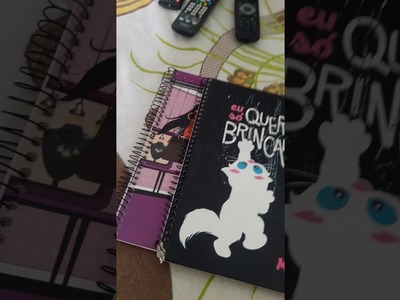 DIY de como transformar seus cadernos do ano passado em um novo caderno