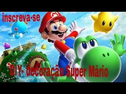 DIY - decoração festa super Mario