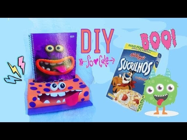 DIY. Do LIXO ao LUXO ♻  Organizador escolar feito com papelão