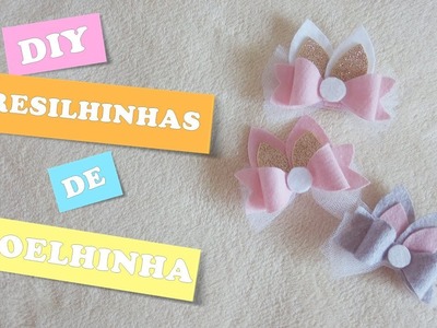 DIY: PRESILHINHAS DE COELHINHA - PÁSCOA
