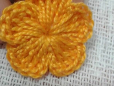 Flor de crochê passo a passo