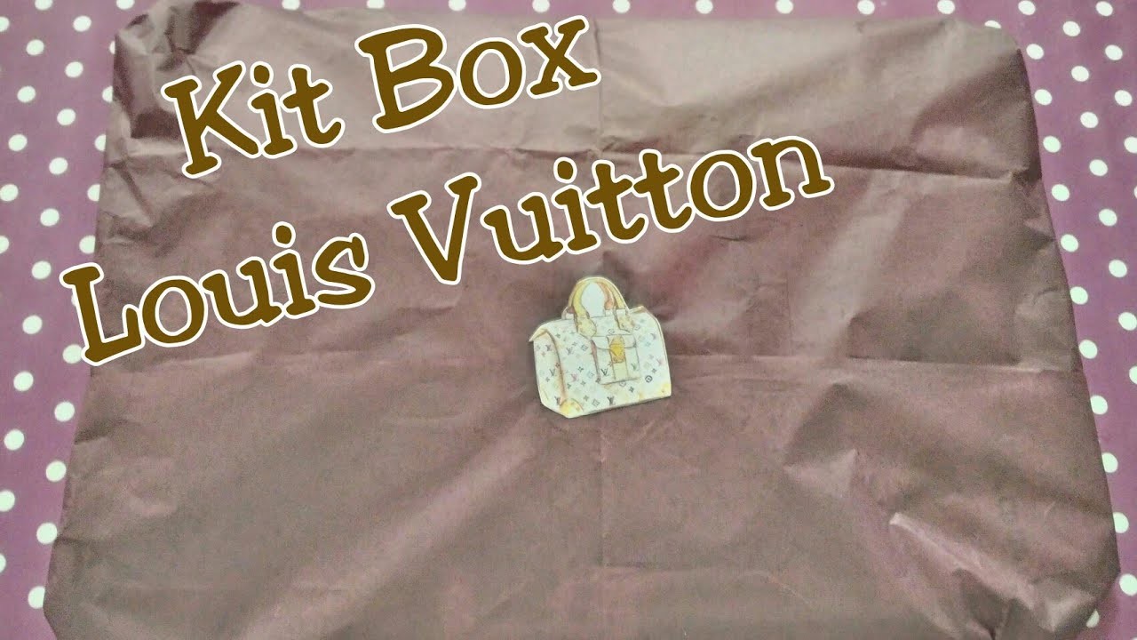 Kit TN Box Louis Vuitton 1 - Paper Box Decor #Paper Store Ateliê