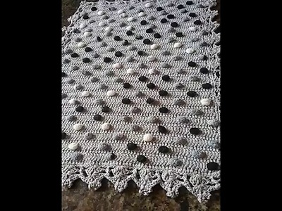 Lucineia do croche.tapete bolinha.