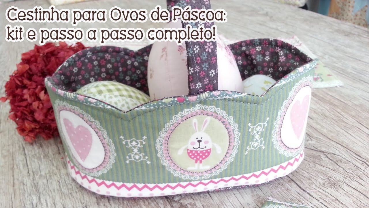 Patchwork Ao Vivo #50: cestinha de ovos para a Páscoa