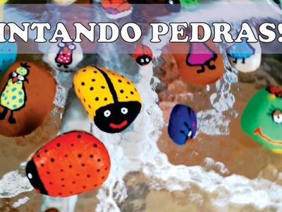 Pintando pedras - Artesanato lindo!