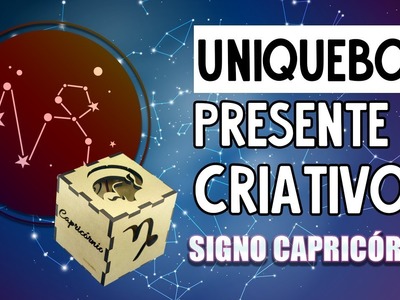 Presente criativo para Signo Capricórnio | Luminária UniqueBox