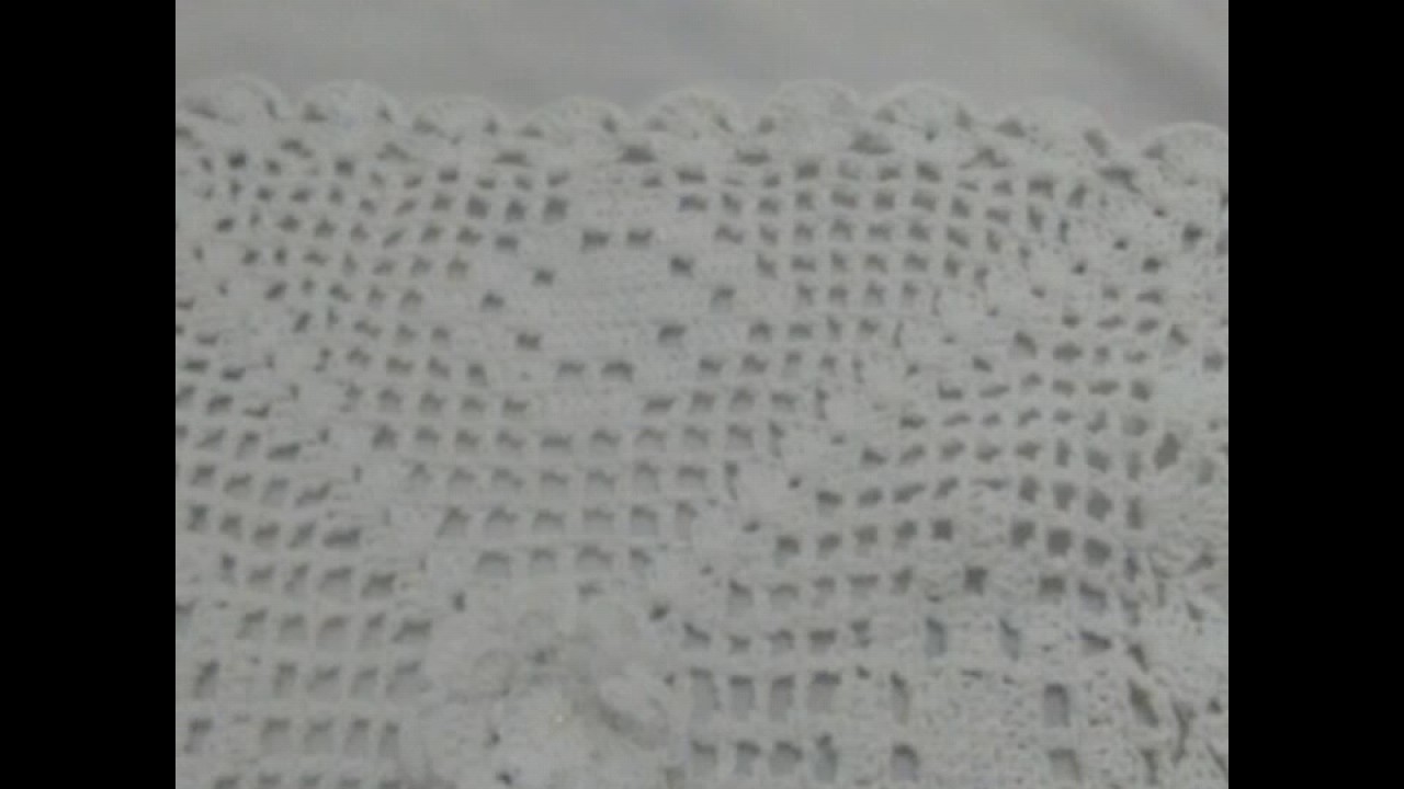 Square para capa de almofada de Crochê