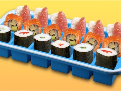 Até um bebê consegue preparar este sushi.