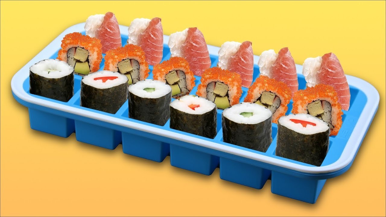 Até um bebê consegue preparar este sushi.