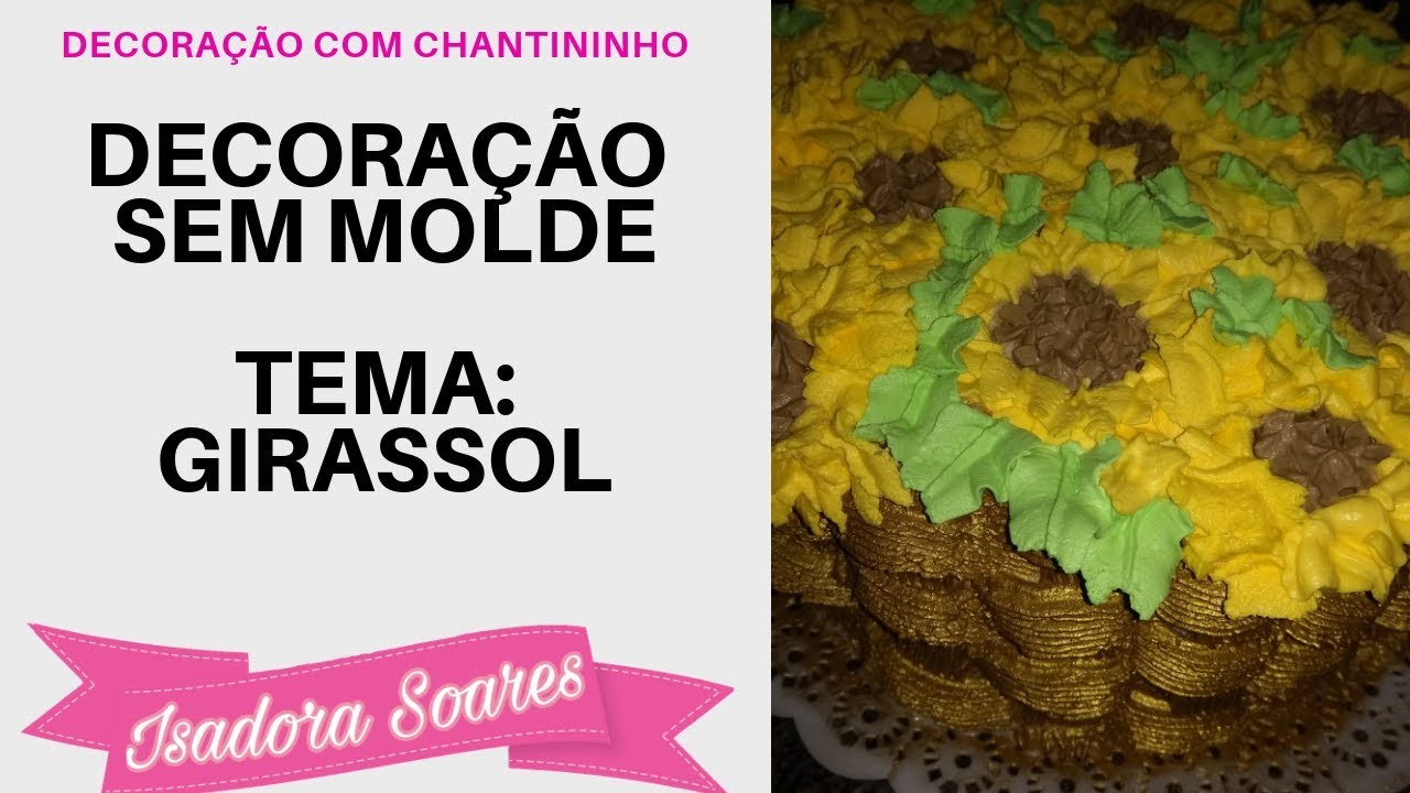 BOLO DE CESTA DE FLORES - GIRASSOL | #isnacozinha #1 #decoraçãodebolo