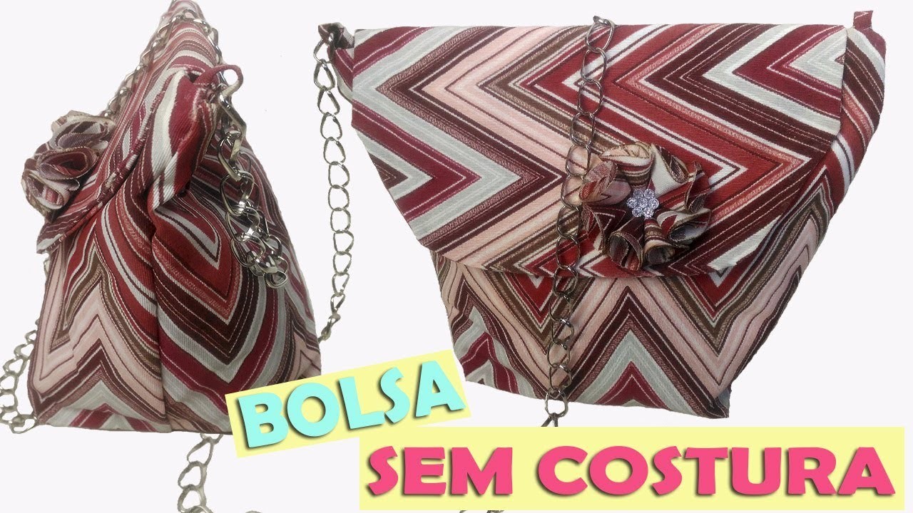 BOLSA SEM COSTURA DIY + SORTEIO