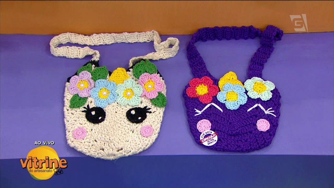 Bolsa Unicórnio em Crochê com Renata Vieira | Vitrine do Artesanato na TV