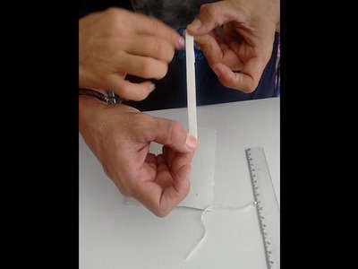 BRONZEAMENTO NATURAL--Ensinando a cortar a fita adesiva para montagem do biquíni