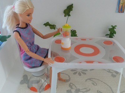 Como fazer Mesas para Casa das Bonecas Barbie- Tables for Dolls