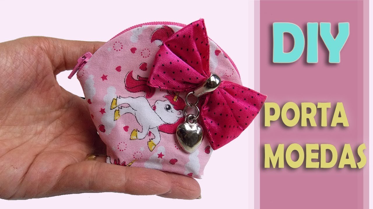 COMO FAZER PORTA MOEDAS | DIY