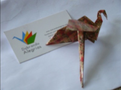 Como fazer um Flamingo de Origami