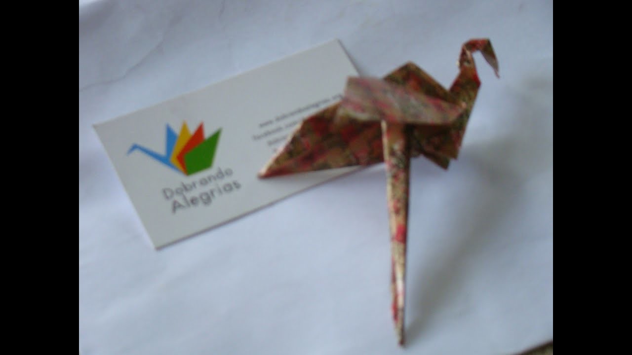Como fazer um Flamingo de Origami