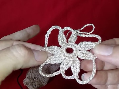 Cropped de crochê com square floral PARTE 1