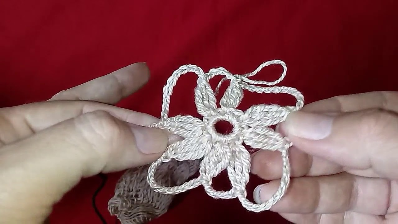 Cropped de crochê com square floral PARTE 1