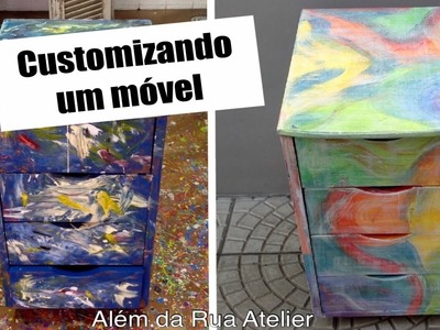 DIY - Aprenda a pintar móveis estilo Casas Bahia, de laminado!!! Nem acredito nesta customização!!!
