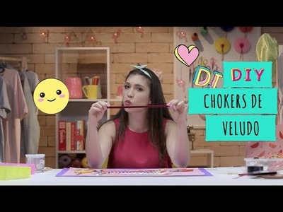 DIY: Chokers de Veludo incríveis pra você fazer rapidinho! | FashionTeen